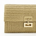 thumbnail image 6 of Mightlink Women Clutch Bag Envelope Shape Bohemian Style Foldable Double-layer Straw Braided Handbag for Summer Beach Vacation, 6 of 8