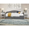 thumbnail image 5 of AFI Acadia Twin Wood Daybed with Twin Size Trundle in Grey, 5 of 5
