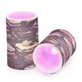 thumbnail image 7 of Yayeee Flameless Candles with Remote Flickering Battery Operated Multi Color Changing, Black Chocolate Cakes, 7 of 7