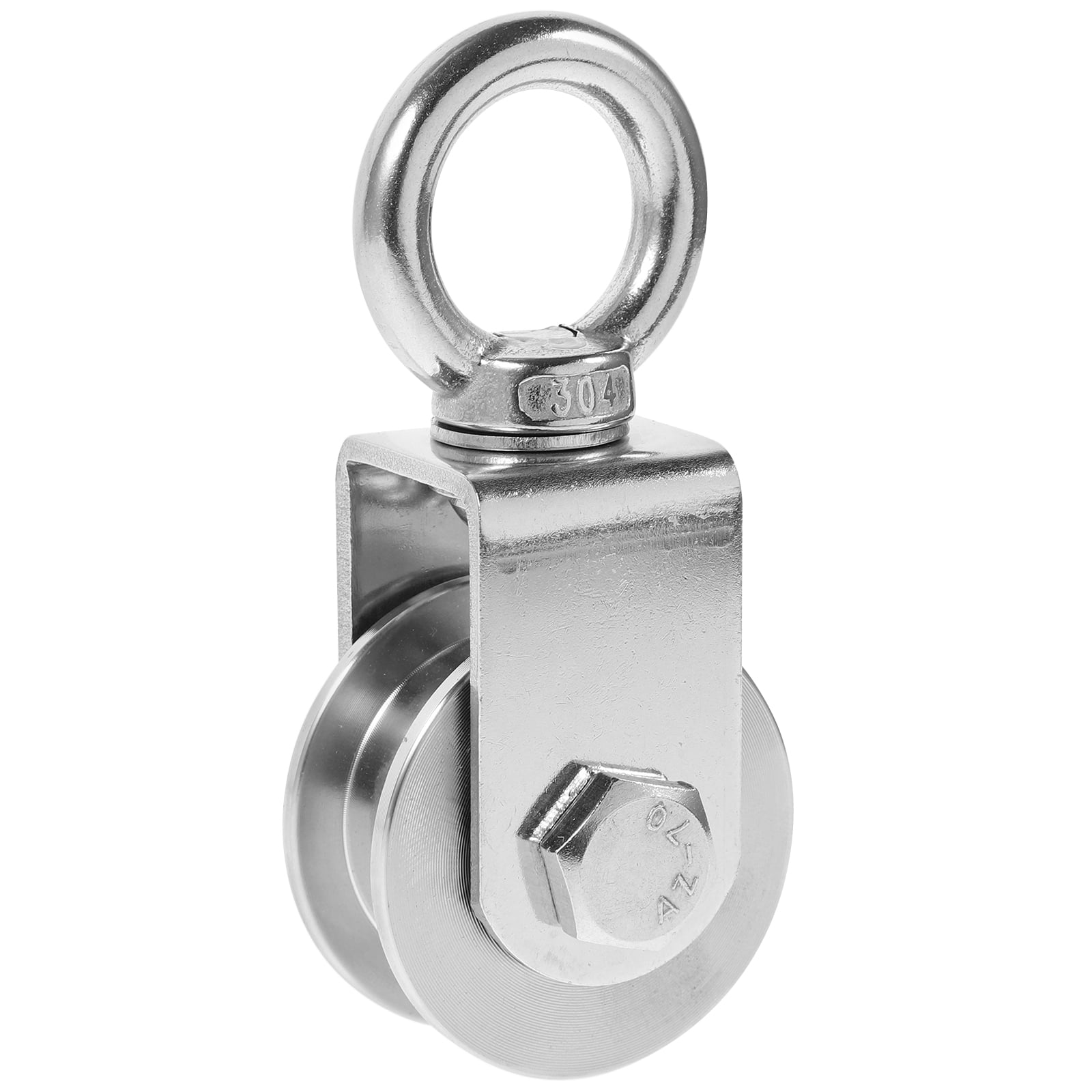 NUOLUX Swivel Pulley Stainless Steel Rotation Wheel Heavy Duty Traction