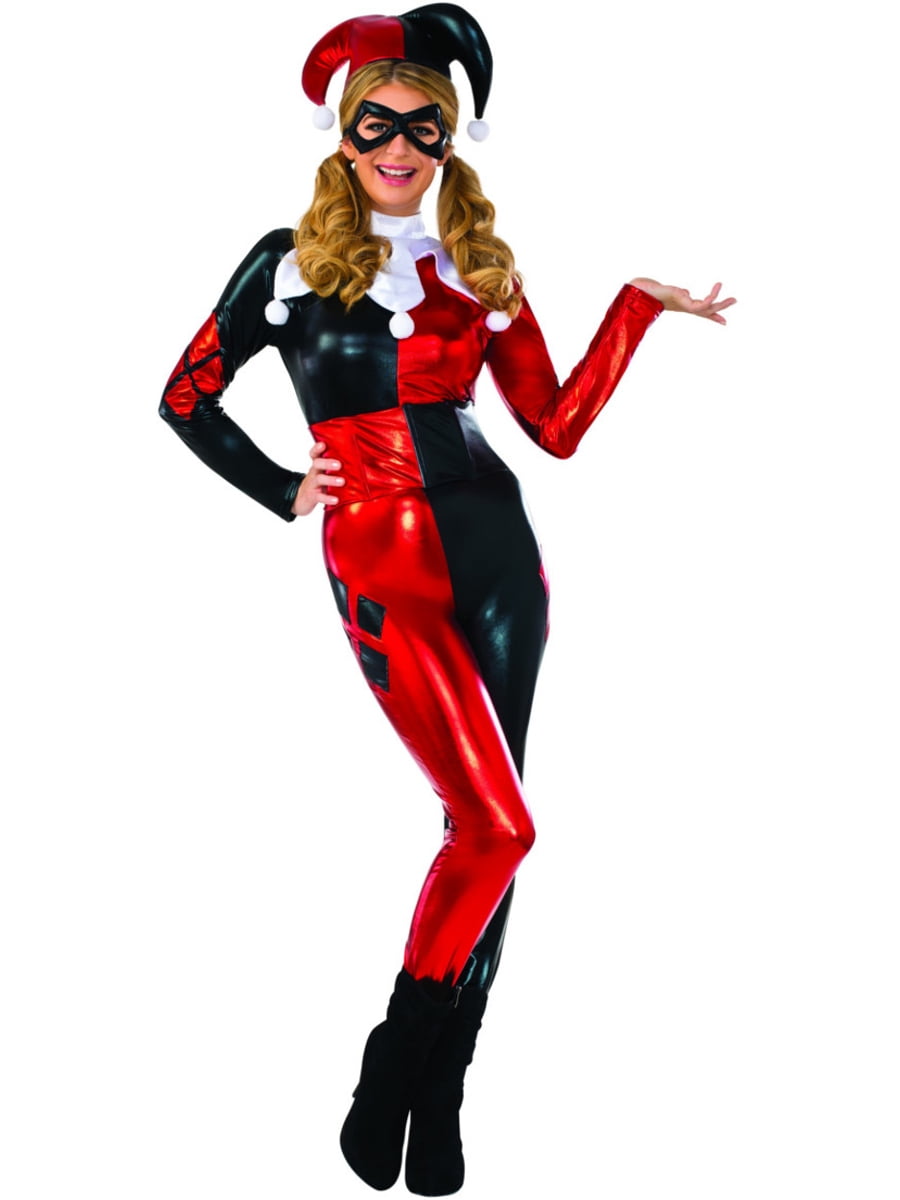 Rubies Costume Co Adults Women's Deluxe DC Comics Harley Quinn Classic