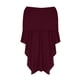thumbnail image 5 of Top Versátil de Gran Tamaño Fiudx Moda Mujer Sexy Bordado Irregular Fuera del Hombro Camisa, 5 of 7