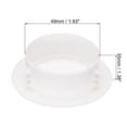 thumbnail image 4 of Cubierta de ventilación redonda Uxcell, cubierta de ventilación de aire ajustable de plástico ABS blanca para agujeros de 2"  2.3" de diámetro, paquete de 2, 4 of 5