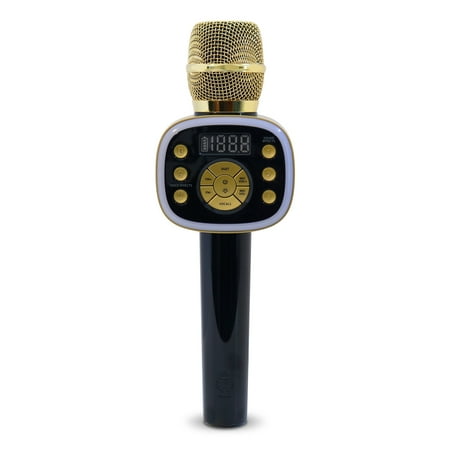 Singing Machine - Carpool Karaoke The Mic 2.0 Karaoke System - Gold