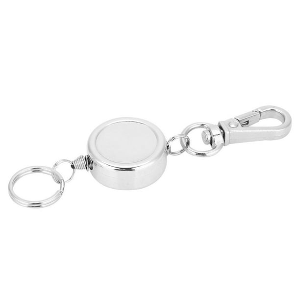 Hebilla antirrobo para llave, llavero antirrobo totalmente metálico con hebilla para llave, resistente y resistente