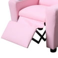 thumbnail image 5 of DeeHome Marisa 22" Pink PU Leather Kids Recliner Chair with Cupholder, 5 of 5