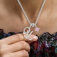 thumbnail image 3 of DAMAI Sliver 3-Layering Initial A-Z Letter Pendant Necklaces, 26 Letters and Hearts Pendant, Personalized Heart Dainty Birthday Necklace Gifts for Women, 3 of 5