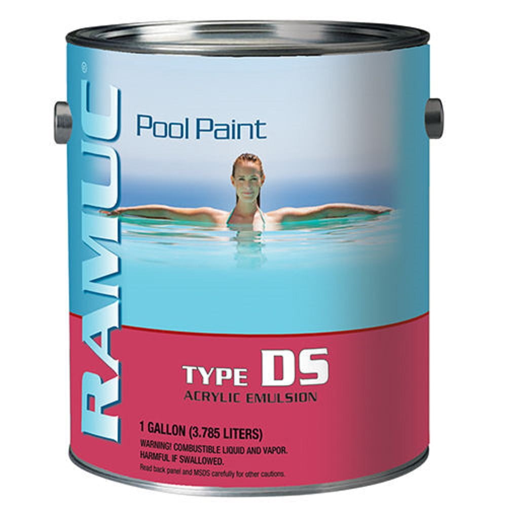 Ramuc DS31101 Type DS Acrylic Water Based Technology Pool Paint White