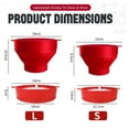 thumbnail image 3 of Silicone Microwave Popcorn Popper BPA  Collapsible Popcorn Bowl Microwavable Pop Corn Maker with Lid Dishwasher Safe, 3 of 10