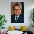 thumbnail image 6 of 37th President of The United States Richard Nixon Poster Poster Decorative Painting Canvas Wall Art Living Room Posters Bedroom Painting 12x18inch(30x45cm), 6 of 6