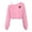 Pink#9, variant on Dzrciro Kids Girls off the Shoulder Sweatshirt, Long Sleeve Cute Printed Asymmetrical Crop Tops, Lightweight Fashion Pullover Sweatshirts 5-15 Years
