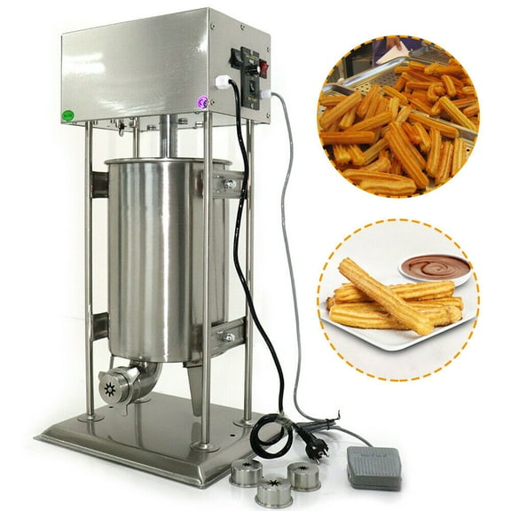 MONIPA 40w 15L Stainless Steel Commercial Electric Spanish Churro Maker Machine Mould*4