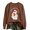 Coffee 28#, variant on Christmas Sweatshirt for Women Festive Printed Sweatshirts Drop Shoulder Boho Top Loose Fit Skin Friendly Pullover for Xmas Holiday Lounging