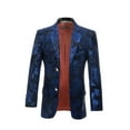 thumbnail image 4 of Visaccy Boy's Dress Floral Suit Lapel Boys Blazer Jacket Slim Fit Stylish Blazer Dress Suit, 4 of 5