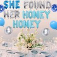 thumbnail image 5 of Bachelorette Party Decorations, Bridal Shower Decorations with She Found Her Honey Honey Balloon Banner Blue Foil Curtain Diamond Ring & 4D Silver Foil Balloon and Latex Balloon, Bride To Be Sash, 5 of 6