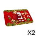 thumbnail image 1 of 2xalfombra De Baño Navideña, Alfombra De Baño Lavable Para Fiesta Navideña, Regalo De Bañera, Santa S, 1 of 8