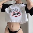 thumbnail image 2 of Camiseta Morat para mujer, camisetas harajuku, ropa gráfica para niña, 2 of 4