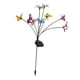 thumbnail image 5 of Lámpara decorativa de mariposa con luces LED solares para jardín y patio. Luz de colores 8 cabezas, 5 of 9