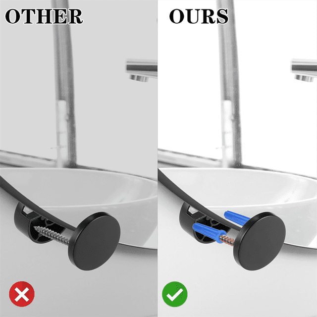 4 Pcs Mirror Mounting Hardware Frameless Adjustable Holders Clips Fixing Mirror Hanging Kit with Duty Screws Anchors
