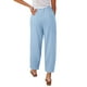 thumbnail image 4 of WILLBEST Pantalones Casuales para Mujer, de Uso Diario, de Color Sólido, con Cintura Elástica, Largos y Bolsillos Laterales para Un Estilo y Comodidad Sin Esfuerzo. Grande, 4 of 7