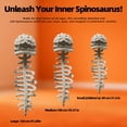 thumbnail image 2 of Silly Dino Plush Skeleton, Fossil Snug, Spinosaurus Plush Dino Outfit, Dino Skeleton Plush 3D Skeleton Design Realistic Dino Costume for Cosplay, 2 of 7