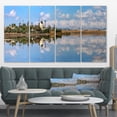 thumbnail image 1 of Hala Sulttan Tekke dans un Panorama de Cyprès - Art sur Toile Extra Grand de Rivage, 1 of 3