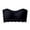 Black, variant on Girls Training Strapless Bandeau Bras Cami Tube Top Seamless Padding Bralettes Grey One Size