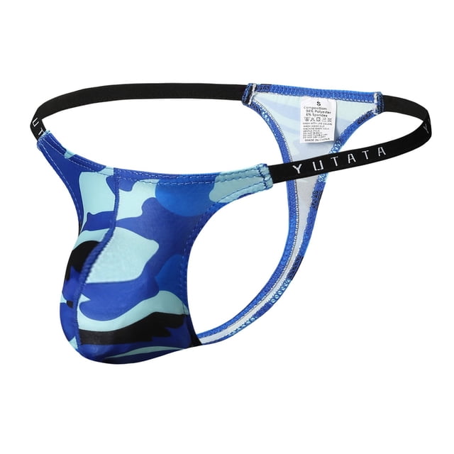 Ketyyh-chn99 Boxeurs pour Hommes 2024 Respirants sous-Vêtements Trunks sous-Vêtements String pour Hommes Taille Basse Respirants G-String sous-Vêtements Bleu,G