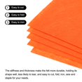 thumbnail image 4 of Uxcell Soft Felt Sheets Fabric Craft Sheets for DIY, Hobby Decoration Orange, 4 of 7