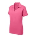 thumbnail image 5 of Sport-Tek Ladies PosiCharge RacerMesh Polo-M (Bright Pink), 5 of 6