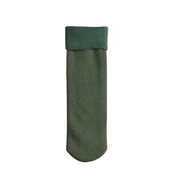 Calcetines de mujer con tiras verticales y acolchado de terciopelo para la nieve, calcetines de tubo de invierno, calcetines cálidos para el hogar, calcetines apilados