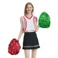 thumbnail image 3 of CSChome Cheerleading Flower Ball Dance Pompoms Fluffy PET Double Pass Cheerleader Hand Flower Ball Decoration, 3 of 7