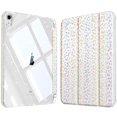 thumbnail image 1 of Funda para tablet FINTIE para iPad 11" 2025 y 10.9" 2022, leopardo blanco, 1 of 9