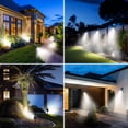 thumbnail image 5 of Solar Spotlights Outdoor Waterproof, 800LM Solar Powered Spot Light, 3 Modes Solar Landscape Spot Lights, Solar Spotlight for Flag Garden Yard Tree Lawn Driveways, 2 Pack Cool White, 5 of 8