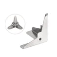 thumbnail image 4 of Uxcell 19x19x19mm Metal Box Corner Protectors Iron Silver Tone 20 Pack, 4 of 5