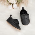 thumbnail image 4 of Splozh Sneakers for Toddler Boys Baby Solid Color Shoes for Boys Girls Casual Shoes Non Slip Soft Sole Comfortable Baby Shoes Black,US 4.5, 4 of 5