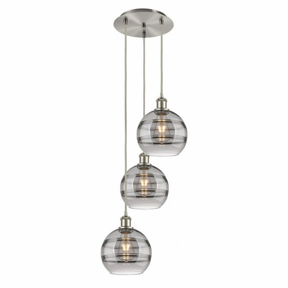 Innovations Lighting - Rochester - 3 Light Cord Hung Multi Pendant In Industrial