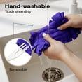 thumbnail image 4 of Reusable Chenille Microfiber Dust Duster - Washable 360° Electrostatic Duster with Removable Covers, Multi-Surface Dusting Mop Kit for Home Cleaning, 4 of 7
