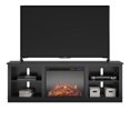 thumbnail image 3 of Ameriwood Home Kahle Fireplace TV Stand for TVs up to 75", Black, 3 of 8