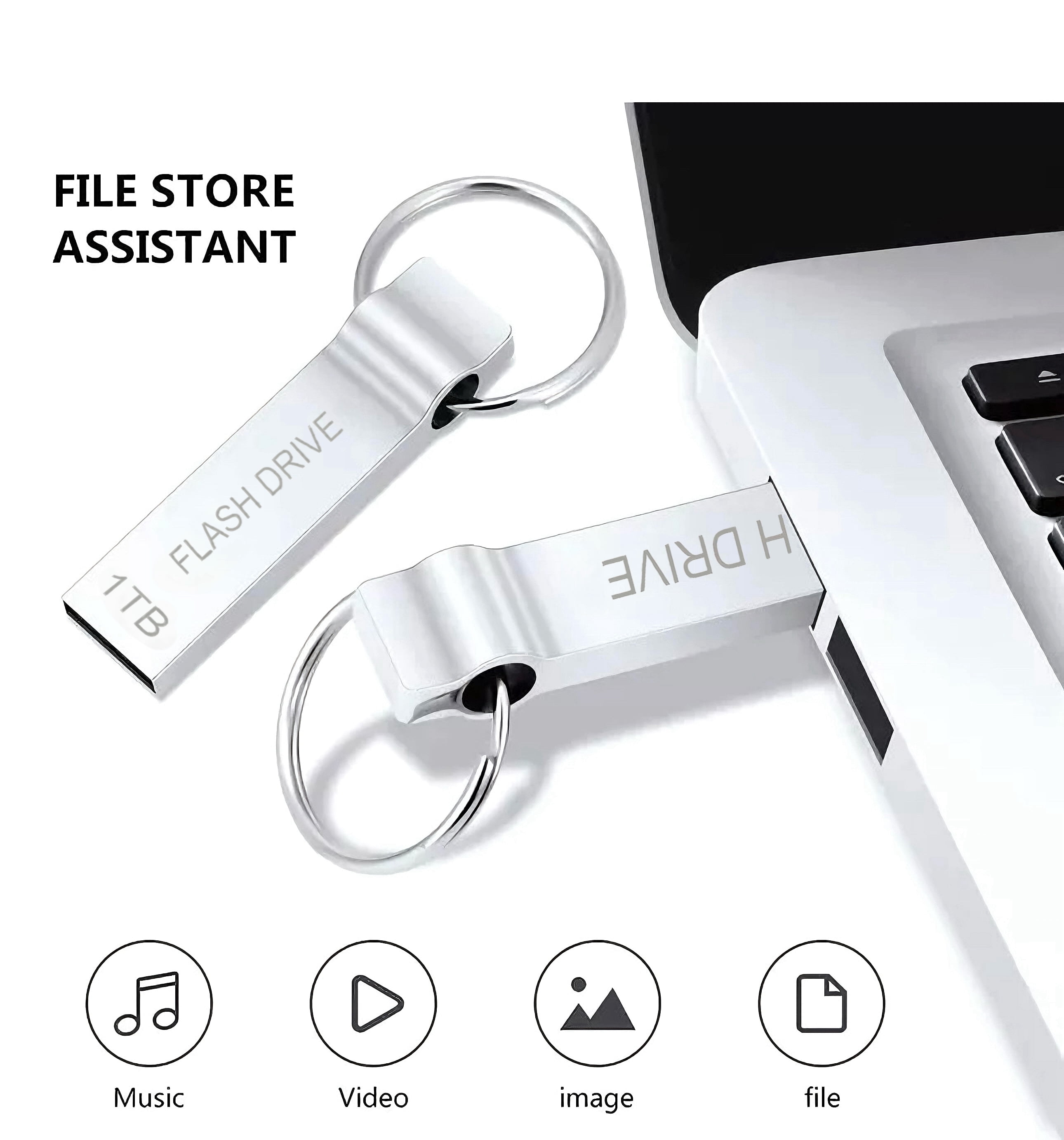 USB Flash Drive 1TB (1000GB)  1PC-Thumb Drive for PC, Laptop & More-MAOLAI