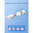 thumbnail image 2 of HUGFEGWE 2 Pcs Douille d'Ampoule Intelligente E27 Parlante hors Ligne Port à Vis avec Intérieur 10 Voix Commande Vocale Douille pour Lampe Sans Fil Support de Tête Anneaux d'Ampoule CJB91-36250, 2 of 8
