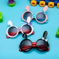 thumbnail image 4 of TheFound Kids Kids Unisex Anti-UV Sunglasses Cute Rabbit Ear Shape Eyeglasses, 4 of 5