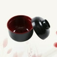 thumbnail image 6 of Raindrops  Japanese Small Bowl Ramen with Lid Bowls Trifle Child Black, 6 of 8