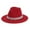 Red, variant on Angala Western Cowboy Hat For Men And Women With Rhinestone Gemstone Stylish Heart Flat Brim Party Hat Country Dance Accessory Soft Stylish Basic Cowboy