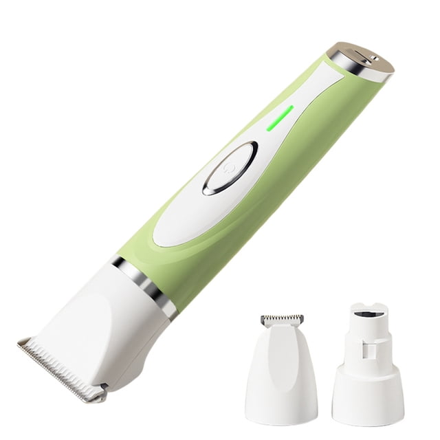 Grooming Clipper Low Noise Rechargeable Cordless Hair Trimmer For Cats With Multiple Attachments