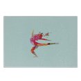 thumbnail image 3 of Butterfly Cutting Board, Woman Silhouette Dancing Butterflies Inspiration Positive Energy, Decorative Tempered Glass Cutting and Serving Board, Small Size, Multicolor, by Ambesonne, 3 of 5