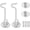 2-White, variant on Hook and Eye Latch (4-inch) - with Mounting Screws - Heavy Duty Locks for Door, Gates, Barns, Bathrooms, Cabins (1-White)