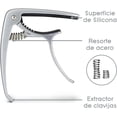 thumbnail image 3 of Arieta Capotraste para Guitarra Acustica o Electrica. Capo Bajo Arieta Capotraste para Guitarra, 3 of 5