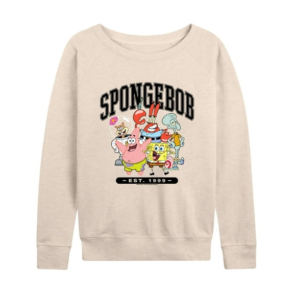 SpongeBob SquarePants - Collegiate - Women's Lightweight French Terry Long Sleeve Shirt