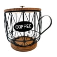 thumbnail image 3 of Soporte para cápsulas de café Cesta para cápsulas de café Cestas para cápsulas de café modernas e independientes oro y l, 3 of 9